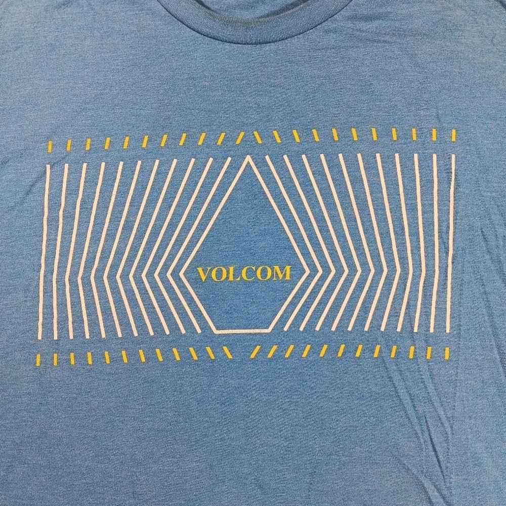 Vintage 00s Volcom Shirt Mens XL Blue Skateboard Surf Y2K Graphic